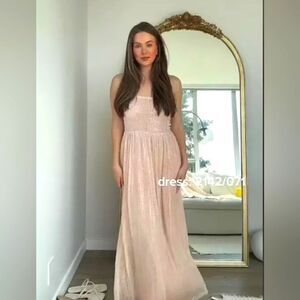 ZARA SEQUIN KNIT DRESS ROSE
